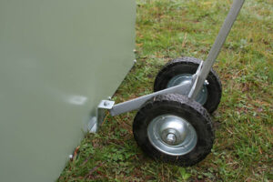 Standard chicken tractor tow wheel