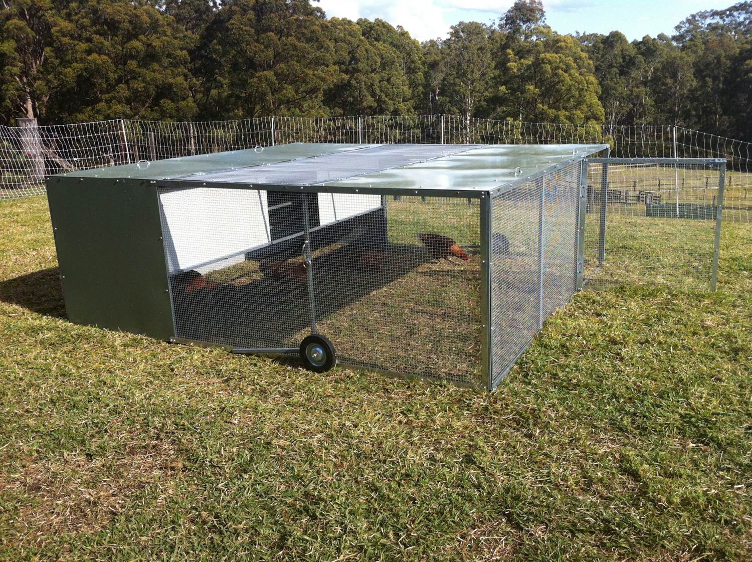 Jumbo Chicken Tractor McCallum Made Chicken Tractors