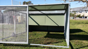 master chicken tractor door