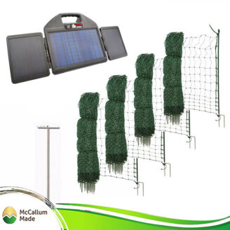 electric poultry netting kit 200m hotline 200 solar energiser