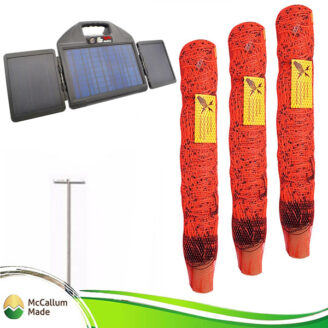electric goat netting kit 150m hotline 200 solar energiser