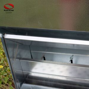 Treadle Chicken feeder component up close